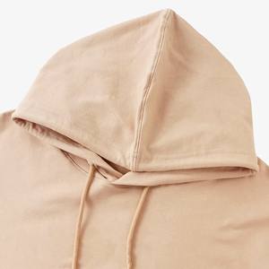 Customized Wholesale New Arrival <b>Men</b>’s Oversized Pullover <b>Hoodies</b> Breathable 100% Cotton Solid Plain Hooded <b>Sweatshirts</b> - Product Image 2