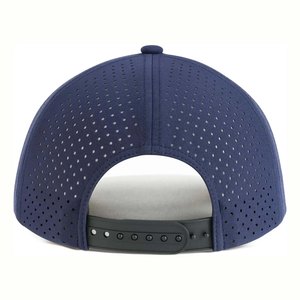 Casquette Snapback Bleue à 6 Panneaux en Maille, Réglable, Unisexe, Décontractée, Respirante, Imperméable, pour Activités de Plein Air Printemps-Été - Product Image 3