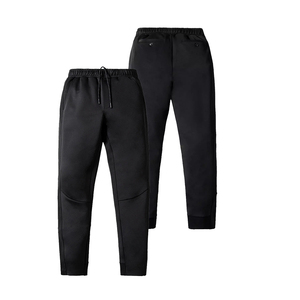 Pantalon de jogging pour homme, design personnalisé, léger, respirant, couleur noire, style décontracté, streetwear, coupe ample, OEM - Product Image 3