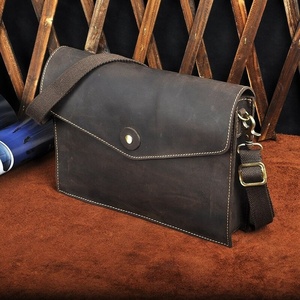 Waterproof portable <b>Soft</b> Material <b>Leather</b> Messenger <b>Bag</b> Best Manufacturing Sustainable stylish Custom <b>Leather</b> Messenger <b>Bags</b> - Product Image 1