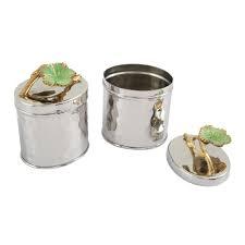 Stainless Steel Round Food Container With Lid Classic Design Polished Metal 1 Layer Airtight <b>Storage</b> <b>Box</b> For <b>Kitchen</b> Use - Product Image 4