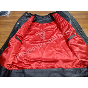 Chaleco de Cuero Genuino de Vaca con Corte de Diamante Personalizado para Hombre, Nuevo Chaleco de Motociclista sin Mangas, Moderno, Casual, para Invierno - Product Image 6
