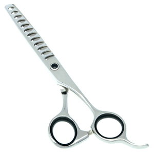 High Carbon Stainless Steel Super Cut Economical <b>Barber</b> and Thinning Scissor <b>Set</b> Private Label <b>Barber</b> Thinning Scissors - Product Image 5