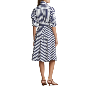 Vestido Casual de Verano para Mujer, con Cierre, Tejido Lavable, Diseño Sólido, 100% Algodón, Ligero y Fluido, Ideal para la Playa y el Día a Día - Product Image 2