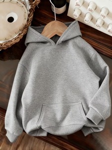 Sweat-shirts oversize pour femmes à épaules tombantes, style minimaliste, hoodies unis - Product Image 3