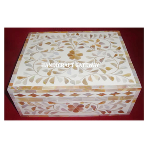 Caja de madera con incrustaciones de mopa, diseño moderno de la mejor calidad, caja de madera y diseño de flores, cajas de incrustaciones de fregona Natural pulidas para uso multiusos - Product Image 1