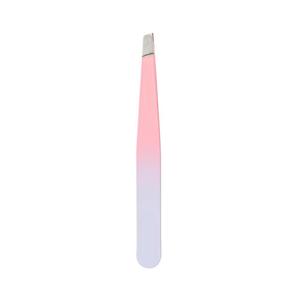 Pince à épiler chirurgicale de précision MORJE en acier inoxydable avec pointe lisse et manche dégradé rose - Product Image 1