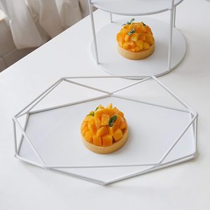 Soporte de Metal para Tartas, Soporte de Exhibición para Postres, para Bodas, Cupcakes, Pasteles, Frutas, Bandeja de Servicio para Té de la Tarde - Product Image 6