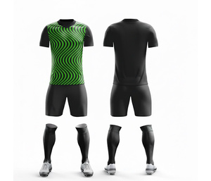 Uniforme de Fútbol Resistente, Kit de Sublimación para Equipos |   Tallas para Hombres, Mujeres y Jóvenes |   Ropa Deportiva Ligera de Secado Rápido para Entrenamiento - Product Image 2