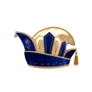 Gorro de Príncipe de Carnaval con Adornos Dorados de la Mejor Calidad, Gorro de Fiesta de Terciopelo Bordado Formal para Carnaval - Product Image 6