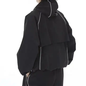 Custom Men's Casual Winter Windbreaker Sweatsuit <b>Set</b> Embroidery Zip Jacket Jogger Pants Polyester/Cotton <b>Knitted</b> Digital new - Product Image 5