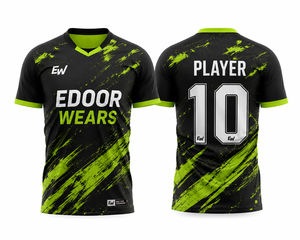 Jersey Sepak Bola Custom dengan Logo dan Nomor, Cetak Digital, Cepat Kering, Lengan Pendek, 100% Poliester, Seragam Sepak Bola Musim Panas - Product Image 5