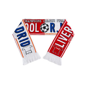 Écharpe de sport carrée unisexe personnalisée réversible en acrylique tricoté, coupe-vent, pour supporter de football, légère, jacquard, tricot d'hiver - Product Image 1