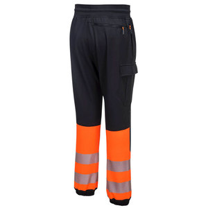 Vêtements de sécurité de haute qualité, pantalon de travail pour hommes, couleur unie, coton molletonné, pantalon de travail de construction pour hommes - Product Image 3
