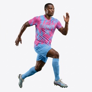 ชุดฟุตบอลแบบสั่งทำ MOQ ต่ำ พร้อมบริการพิมพ์ลายแบบ Sublimation เต็มตัว ชุดทีมฟุตบอลพร้อมพิมพ์ชื่อและหมายเลขส่วนตัว ชุดกีฬาสำหรับการแข่งขัน - Product Image 4