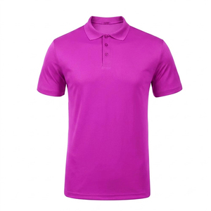 Chemise de golf personnalisée en mélange de coton, séchage rapide, manches courtes, respirante, qualité supérieure, logo personnalisé, style hip-hop, boutonnée, 160g - Product Image 1