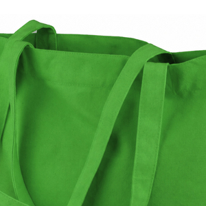 Sac en tissu de coton décontracté vierge avec doublure, porté épaule simple ou double, personnalisable, prix abordable - Product Image 5