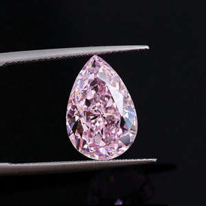 เพชรเม็ดเดี่ยวทรงลูกแพร์ 1.06 กะรัต ผลิตในห้องปฏิบัติการ ได้รับการรับรองจาก GIA และ IGI ความสะอาดระดับ VVS เพชรปลูกในห้องปฏิบัติการ CVD สีชมพู สำหรับทำเครื่องประดับ ขายส่ง - Product Image 3