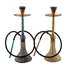 Set Clásico para Fumar Shisha, Hecho con Acabado Metálico Resistente, para Decoración de Hogar, Salón, Cafetería y Disfrute Social - Product Image 1