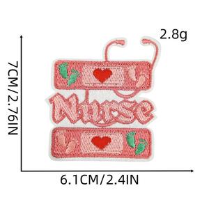Patch brodé personnalisé thermocollant 3D en relief pour vêtements, chapeaux, sacs – Badge logo à coudre – Vente en gros OEM - Product Image 2