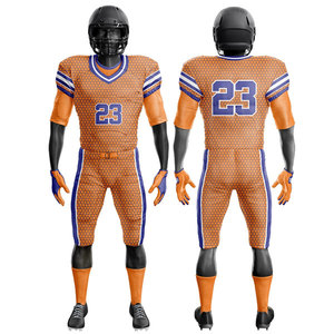 Sportswear Digital Uniform Set Sublimation Design Your Own Uniform American Football <b>Club</b> Uniform Printed Jersey Pant Sets - Product Image 4