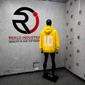 <b>Men's</b> <b>Yellow</b> Zip-Up <b>Hoodie</b> Regular Fit Solid Color Fleece Casual Hooded Sweatshirt Long Sleeve Autumn Wear Heavyweight Cotton - Product Image 4