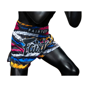 กางเกงมวยไทย Fairtex คุณภาพพรีเมียม ขายส่ง สวมใส่สบาย พิมพ์ลายโลโก้ตามสั่งด้วยเทคนิค Sublimation สำหรับฝึกซ้อมมวย - Product Image 2