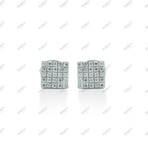 Pendientes de Plata 925 con Diamante Moissanita, Joyería de Lujo para Mujer, Regalo de Compromiso, Aniversario de Bodas, Ligeros - Product Image 2