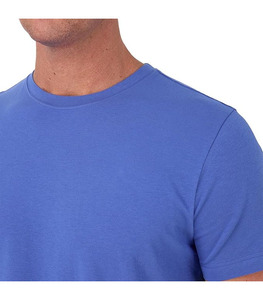 T-shirt Homme Col V Uni Manches Courtes 2025/2026 en Coton Doux Respirant Séchage Rapide – Tenue Décontractée Personnalisable - Product Image 5