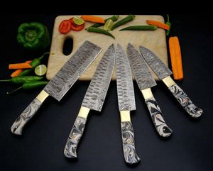 Custom Handmade <b>Knife</b> <b>Set</b> Durable Damascus Steel Blades High Quality Kitchen Tasks Chef <b>Knife</b> <b>Set</b> Available At Wholesale Rate - Product Image 3