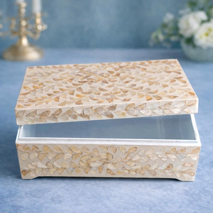 Handmade Luxury Indian Mother of Pearl storage Box with Customized Size and Multiple - Product Image 6