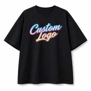 เสื้อยืดโอเวอร์ไซส์พิมพ์โลโก้ตามสั่ง ผู้ชาย สตรีทแวร์ ทรงปกติ สวมใส่สบาย ผ้าโพลีเอสเตอร์/คอตตอน ป้องกันรังสียูวี ระบายอากาศได้ดี แห้งเร็ว - Product Image 4