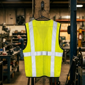 High Quality Saftey Vest Reflector Construction Sleeveless Safety Traffic Vest Men's Reflective Safety Vest - Product Image 3