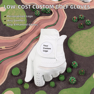 Gants de golf en cuir véritable légers et respirants de haute qualité avec logo personnalisé, couleurs personnalisables pour droitiers et gauchers, Sports Veekend - Product Image 3
