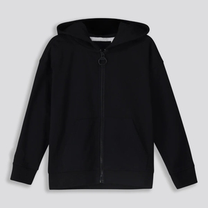 Sweat à capuche zippé personnalisable pour garçons, manches longues, 100% coton, haute qualité, respirant, vêtements d'hiver décontractés pour garçons - Product Image 4