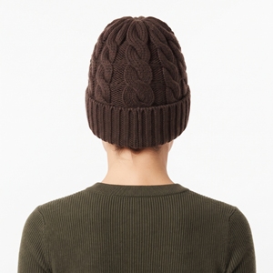Bonnet d'hiver en tricot épais et doux, personnalisé, unisexe, en laine et acrylique, chaud, pour le ski, les activités de plein air et le quotidien - Product Image 6
