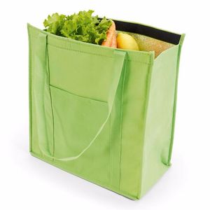 Wholesale Custom Logo Thermal Shopping Non Woven Cooler <b>Bag</b> Aluminum Foil Insulated <b>Lunch</b> <b>Boxes</b> Picnic Grocery Insulated - Product Image 4
