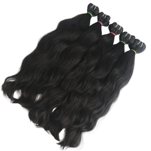 Extensiones de Cabello Humano Remy Virgen Indio de Donante Único, Crudo Sin Procesar, Ondulado Suelto, Ondulado Profundo, Paquetes Grado 9A, Venta al por Mayor de Fábrica - Product Image 5