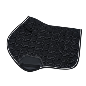 Juego de almohadillas acolchadas premium para silla de montar con gorro para las orejas a juego |   Paño para Silla de Montar a Caballo |   Equitación y Doma Clásica Transpirables - Product Image 3