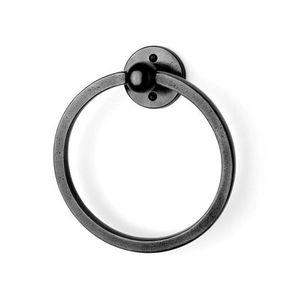 Premium Quality Metal Towel <b>Ring</b> With Black Finish Wall Mounted Design For Bathroom Kitchen And Wash Basin Use - Product Image 1