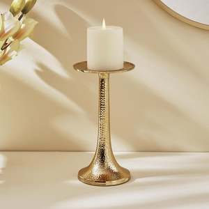 Porte-bougie en aluminium le plus vendu pour la décoration de la maison et des mariages, taille personnalisable, écologique et durable. - Product Image 1