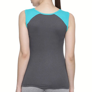 Camiseta sin mangas personalizada para mujer, la mejor calidad en línea, nueva llegada, barata, elegante, al por mayor, con espalda cruzada - Product Image 3