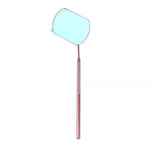 <b>Handheld</b> Oval Cosmetic <b>Mirror</b> with 3X Magnification Glass Frame Foldable Silver Finish Personalized Pocket <b>Mirror</b> Single Side - Product Image 6