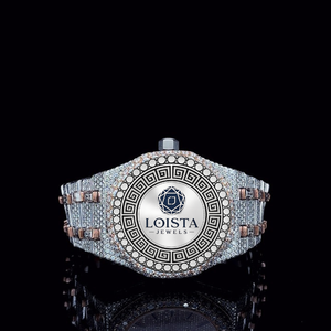 นาฬิกาข้อมือเพชรแบบ Iced Out ลดราคาสุดฮอต ผ่านการทดสอบคุณภาพสูงสุด กระจกแซฟไฟร์ นาฬิกาเพชรสำหรับผู้ชาย - Product Image 2