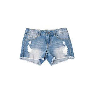 Fabricante de Jeans: Shorts de Mezclilla Casuales de Pierna Ancha para Mujer, de Cintura Alta, Lavados, Lisos y Holgados, Ideales para Verano - Product Image 3
