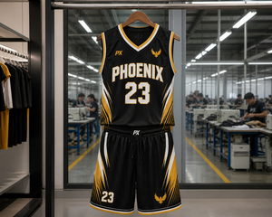 Ensemble Maillot et Short de Basketball OEM Personnalisable avec Logo Impression par Sublimation Tenue Athlétique Séchage Rapide Respirante pour Équipes - Product Image 6