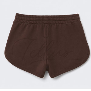 Shorts de sport décontractés d'été pour femme, taille haute élastique, en coton uni, pour la course et la détente - Product Image 5