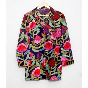 ชุดนอนผ้าฝ้ายล่าสุด ชุดนอนผู้หญิง ชุดนอนสบายๆ ชุดนอนเพื่อนเจ้าสาว ชุดนอนผ้าฝ้าย ชุดนอนผู้ใหญ่ - Product Image 3