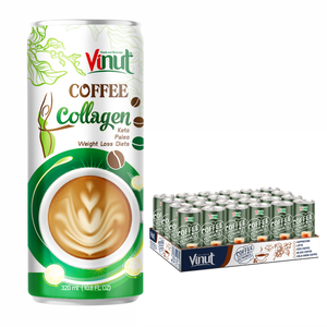 VINUT Arabica & Robusta Colágeno Café Bebida 320ml-Sin OGM, Sin lácteos, Sin gluten, Etiqueta privada, OEM/ODM - Product Image 2
