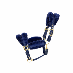 Harnais pour chevaux personnalisé en polaire rembourré, réglable, recouvert de fourrure, pour l'entraînement équestre - Product Image 4